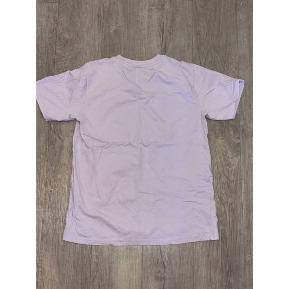 Tommy Hilfiger T Shirt Mens Large (16-18) Purple Embroidered Logo Cotton Slim Fi - Picture 2 of 7